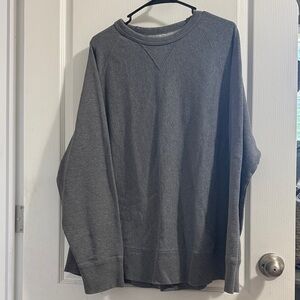 Express Dark Gray Men's Crewneck Sweater